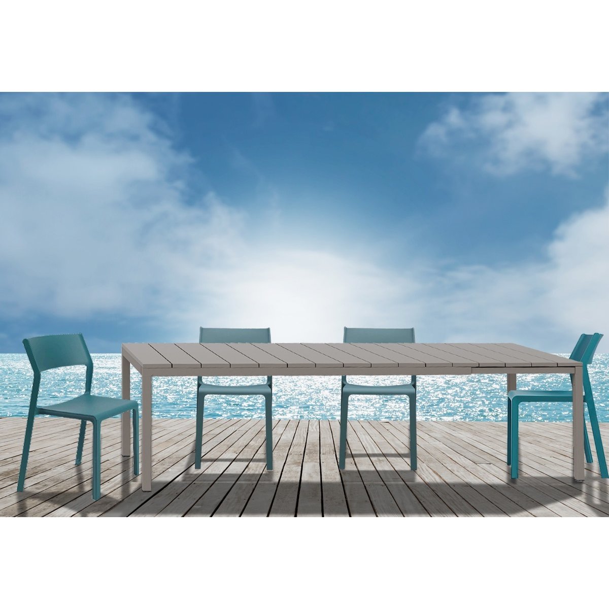 Nardi dining set rio 140 + 6 trill bistrot - miniatura prodotto