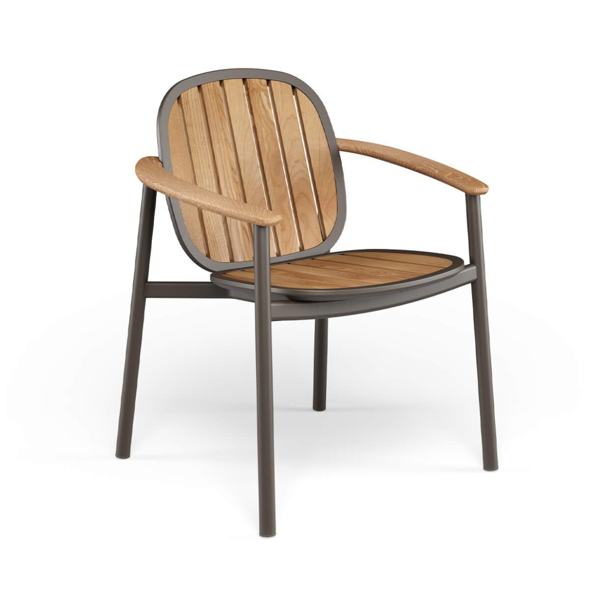 Emu poltroncina twins alu/teak - immagine prodotto