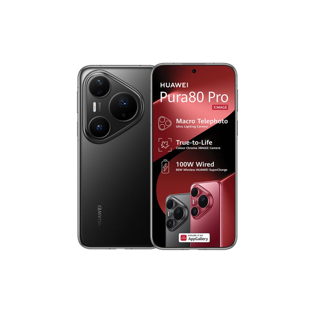 Huawei Pura 80 Pro 5G Dual Sim 12GB RAM 512GB - Black