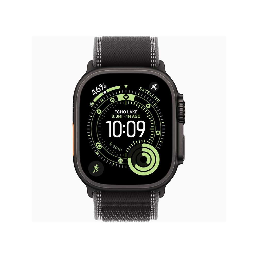 APPLE WATCH ULTRA 3 GPS + CELLULAR 49MM BLACK ALUMINIUN CASE WITH BLACK/CHARCOAL TRAIL LOOP S/M