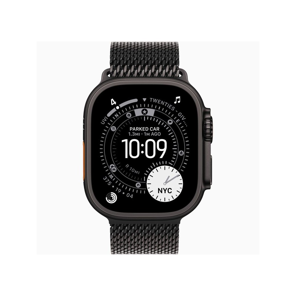 APPLE WATCH ULTRA 3 GPS + CELLULAR 49MM BLACK ALUMINIUN CASE WITH BLACK TITANIUM MILANESE LOOP