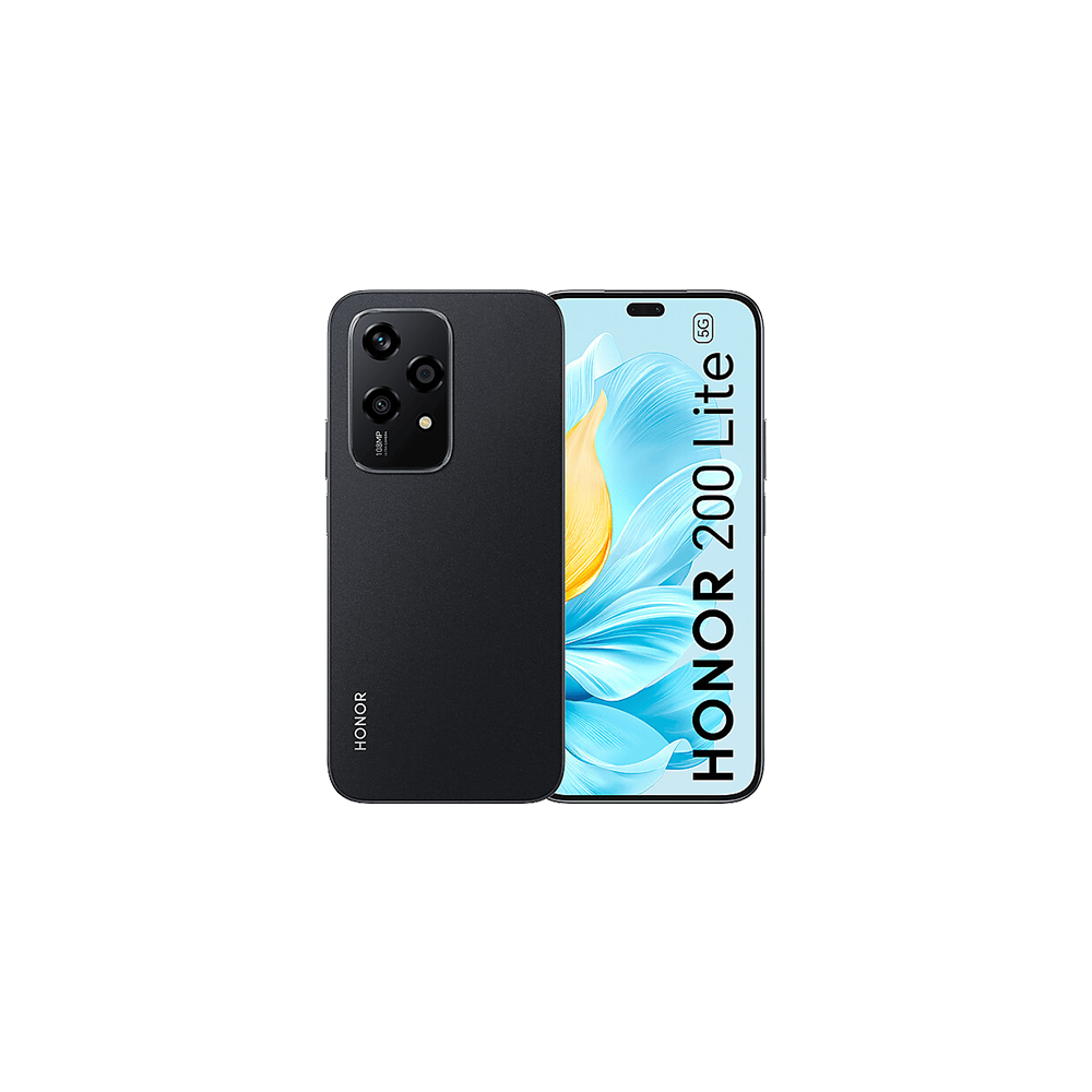 Honor 200 Lite 5G Dual Sim 8GB RAM 256GB - Midnight Black EU - immagine prodotto