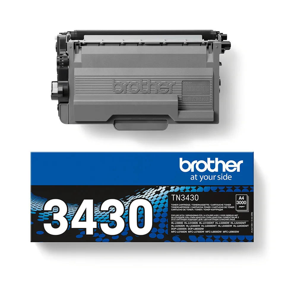 Brother TN-3430 Toner Black 3,000 Pages - immagine prodotto