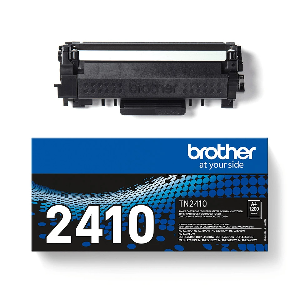 Brother TN-2410 Original Black Toner 1,200 Pages - immagine prodotto