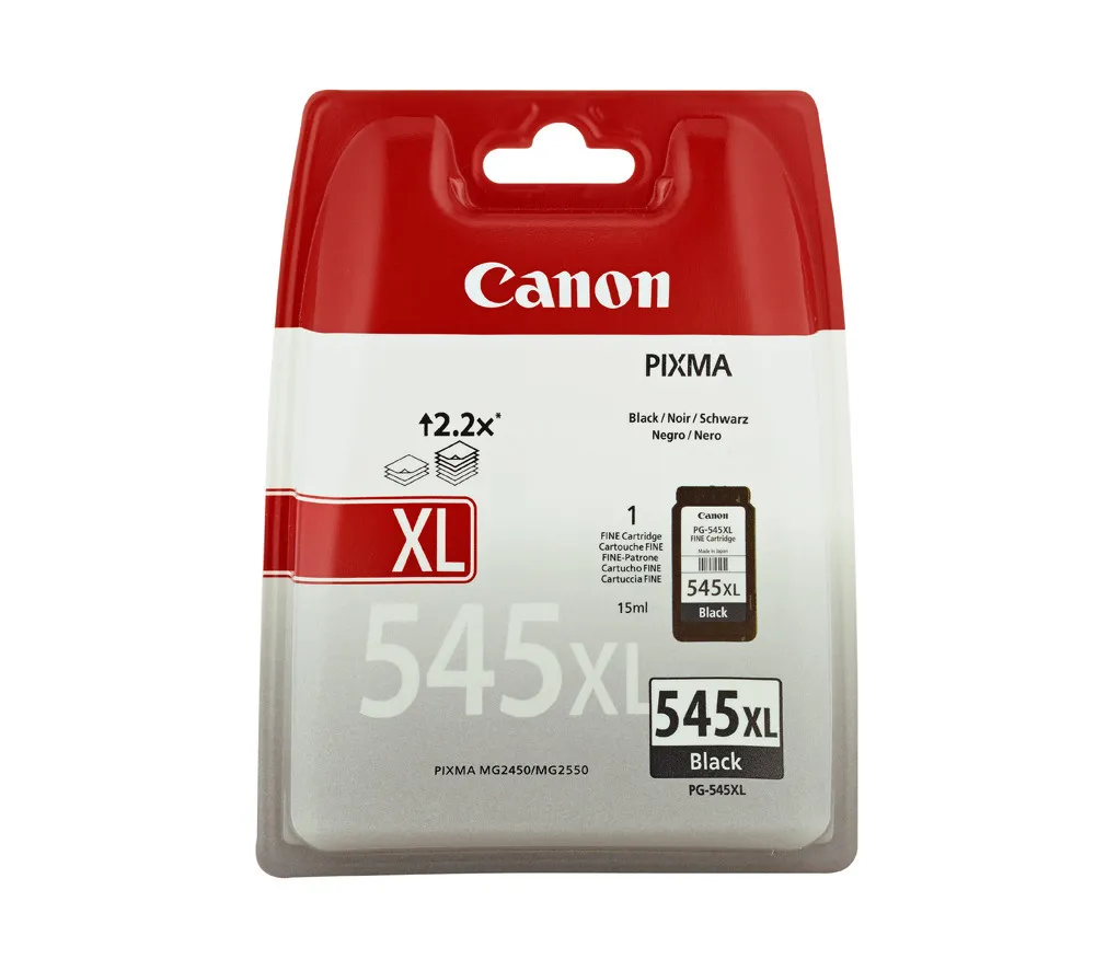 Canon PG-545XL Ink Cartridge 1 pc Original Black 15 ml 180 Pages - immagine prodotto