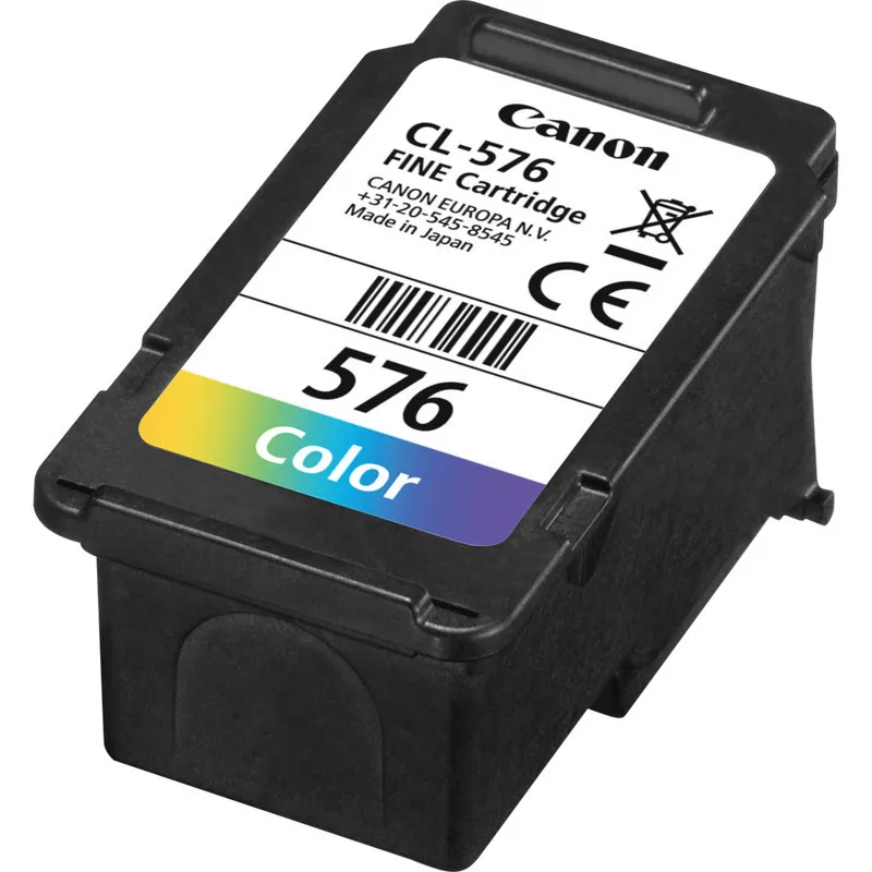 Canon CL-576 Original Ink Cartridge Standard Yield Cyan Magenta Yellow CMY 1 pc 6.2 ml 100 Pages - immagine prodotto