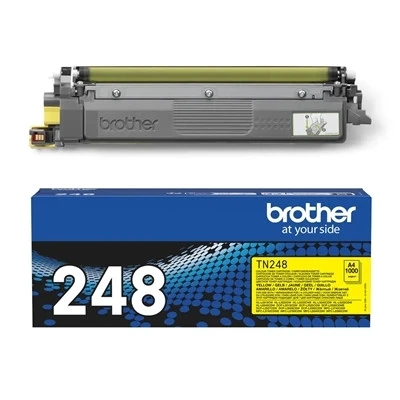 Brother TN-248Y Original Yellow Toner 1,000 Pages - immagine prodotto