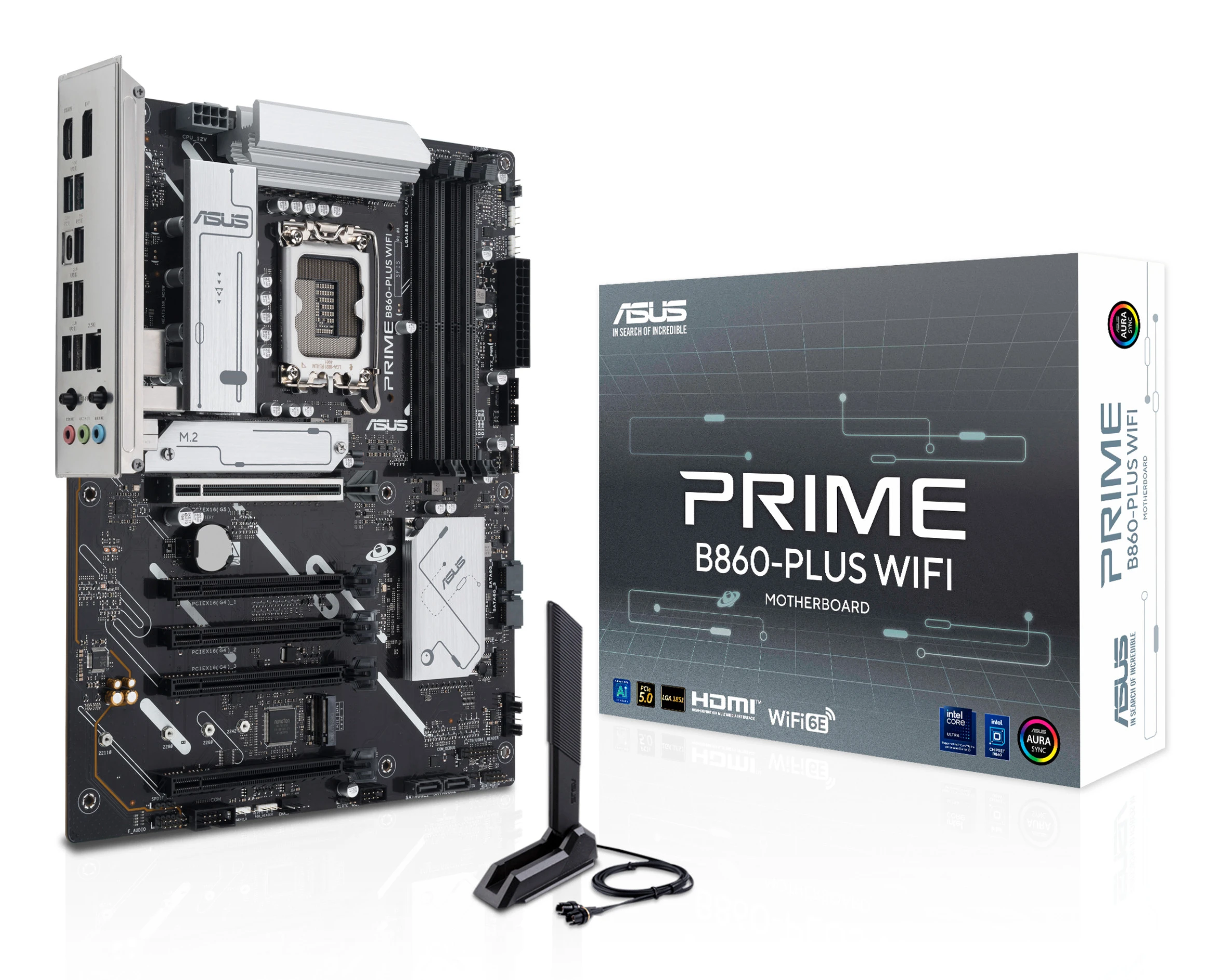 ASUS PRIME B860-PLUS WIFI Motherboard Intel B860 LGA 1851 ATX DDR5 - immagine prodotto