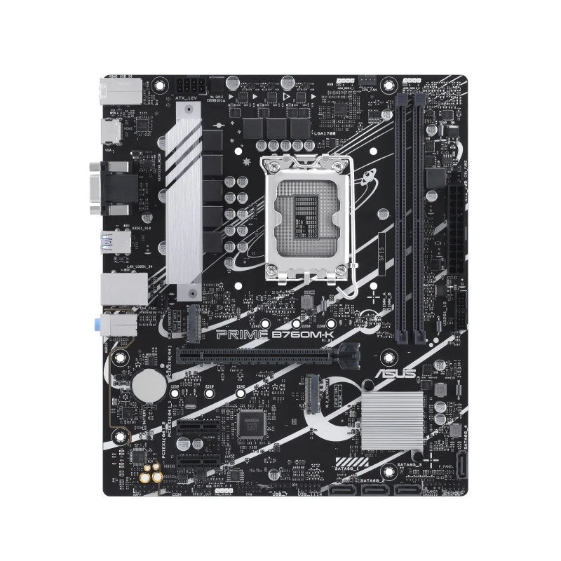 ASUS PRIME B760M-K Motherboard Intel B760 LGA 1700 Micro ATX DDR5 - immagine prodotto