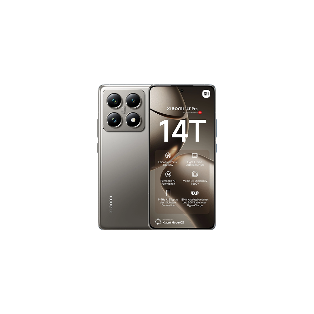Xiaomi 14T Pro 5G Dual Sim 12GB RAM 512GB - Grey - immagine prodotto
