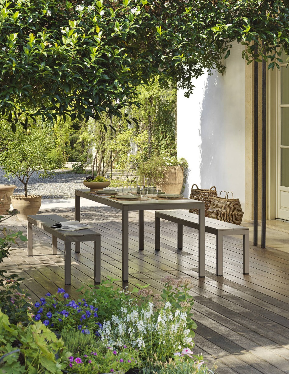 Nardi dining set rio bench - miniatura prodotto