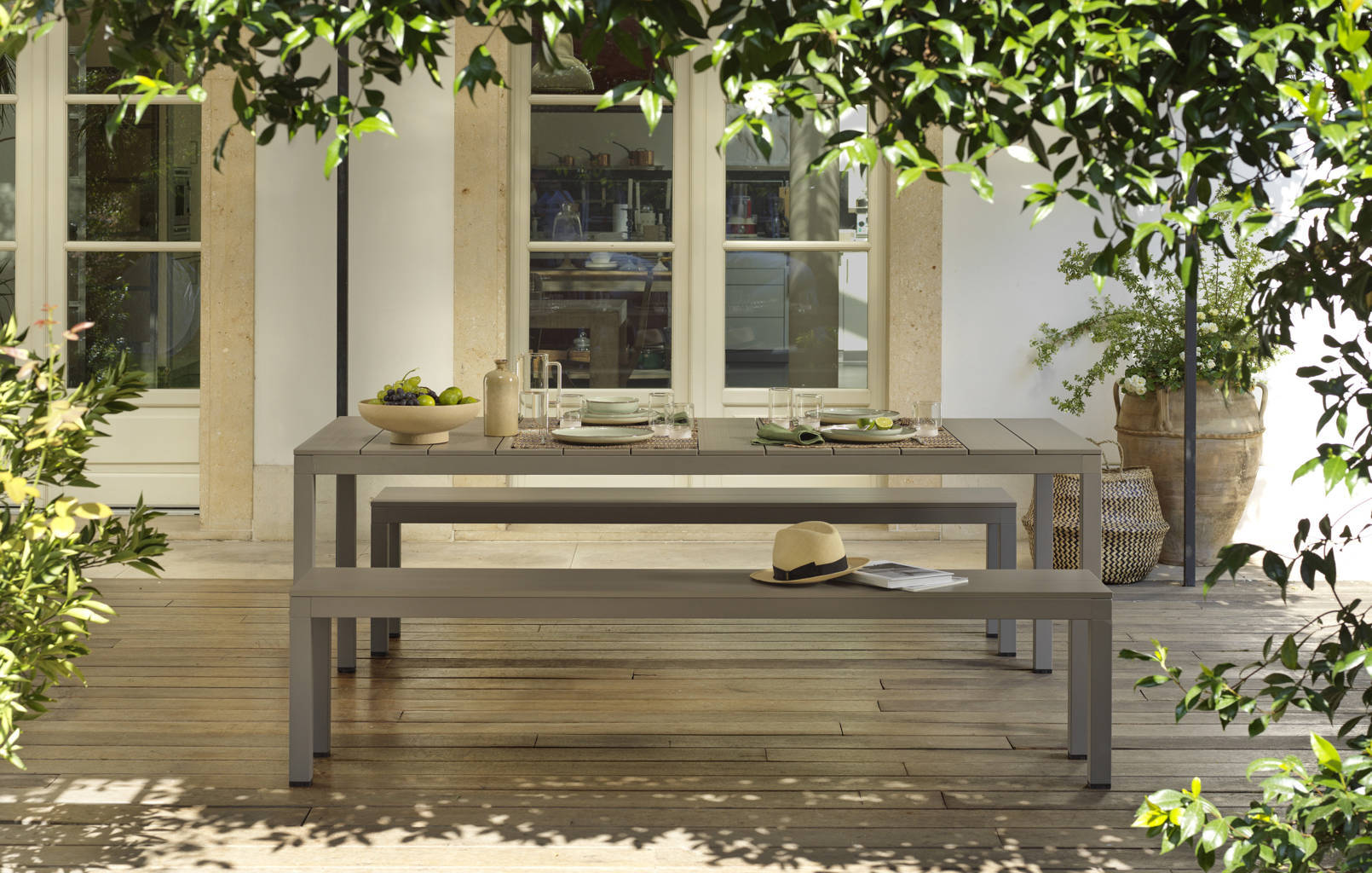 Nardi dining set rio bench - miniatura prodotto
