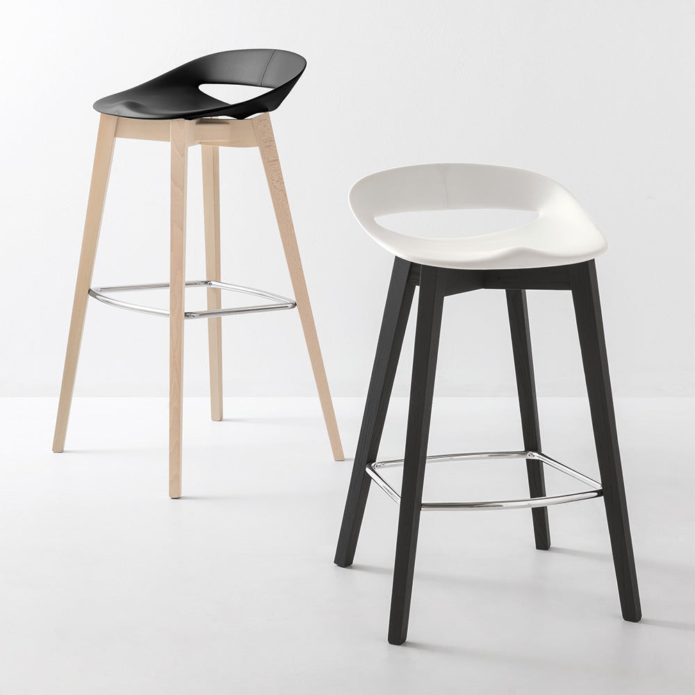 Connubia sgabello cosmopolitan legno - miniatura prodotto
